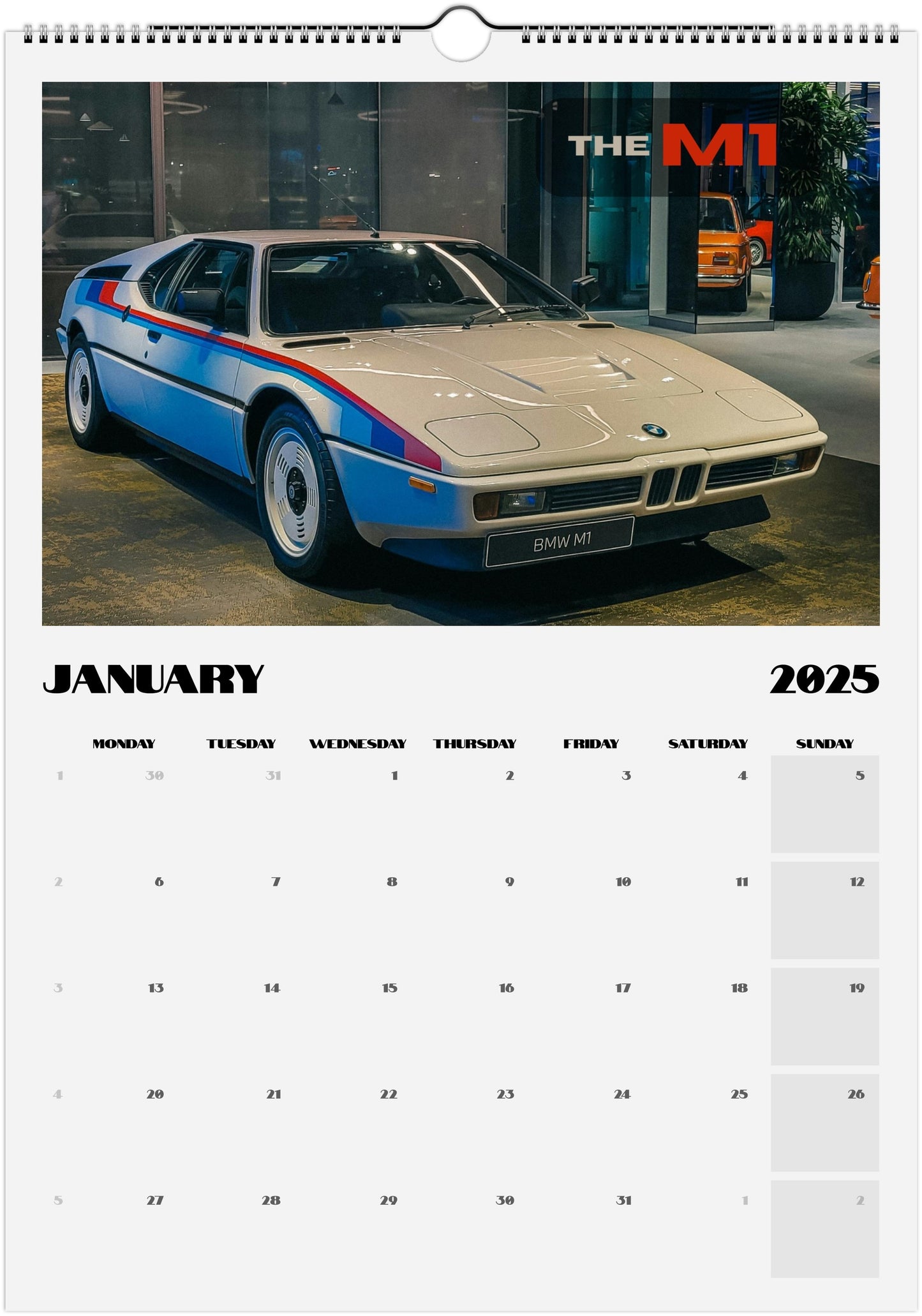 Calendario BMW 2025