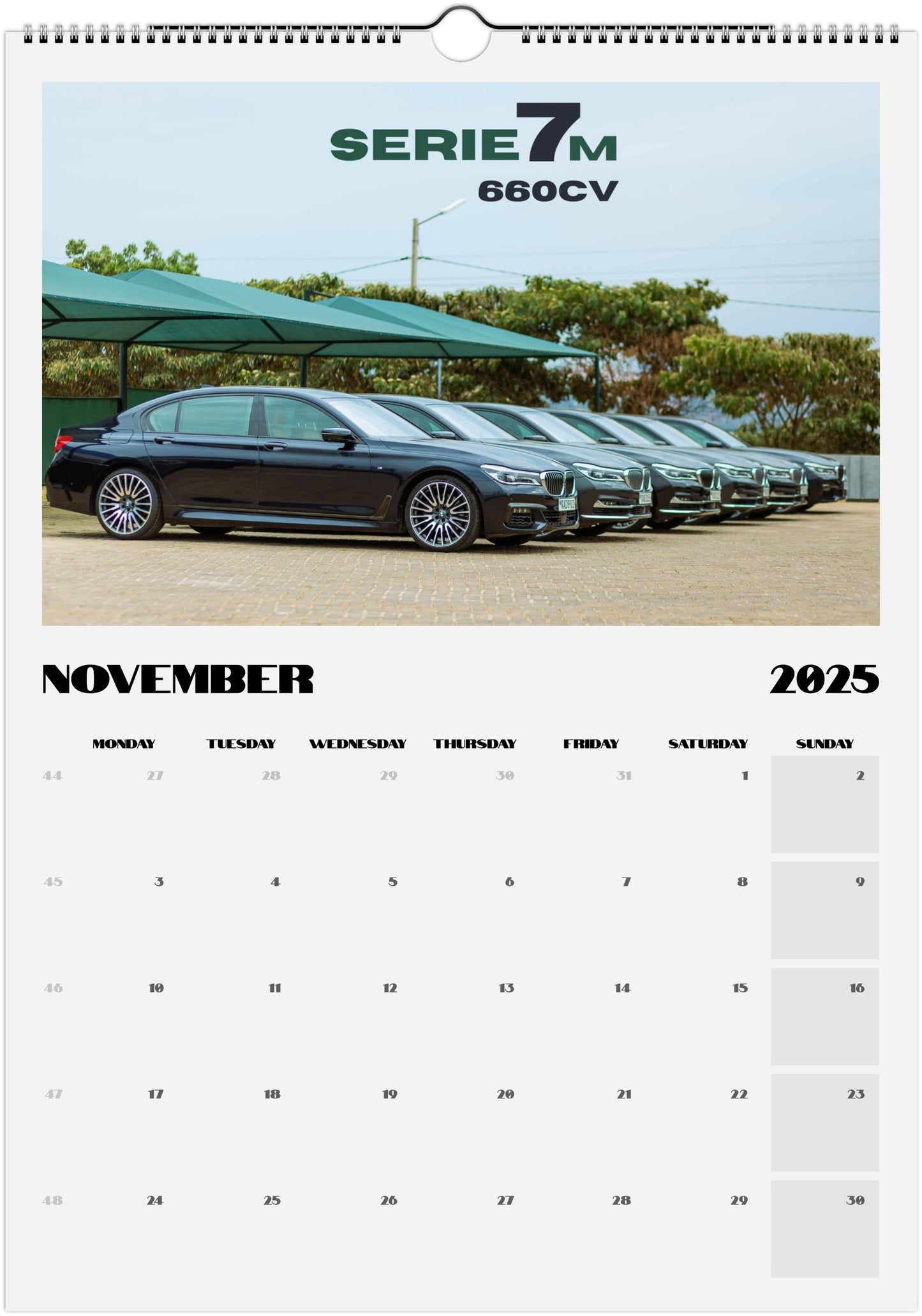 Calendario BMW 2025